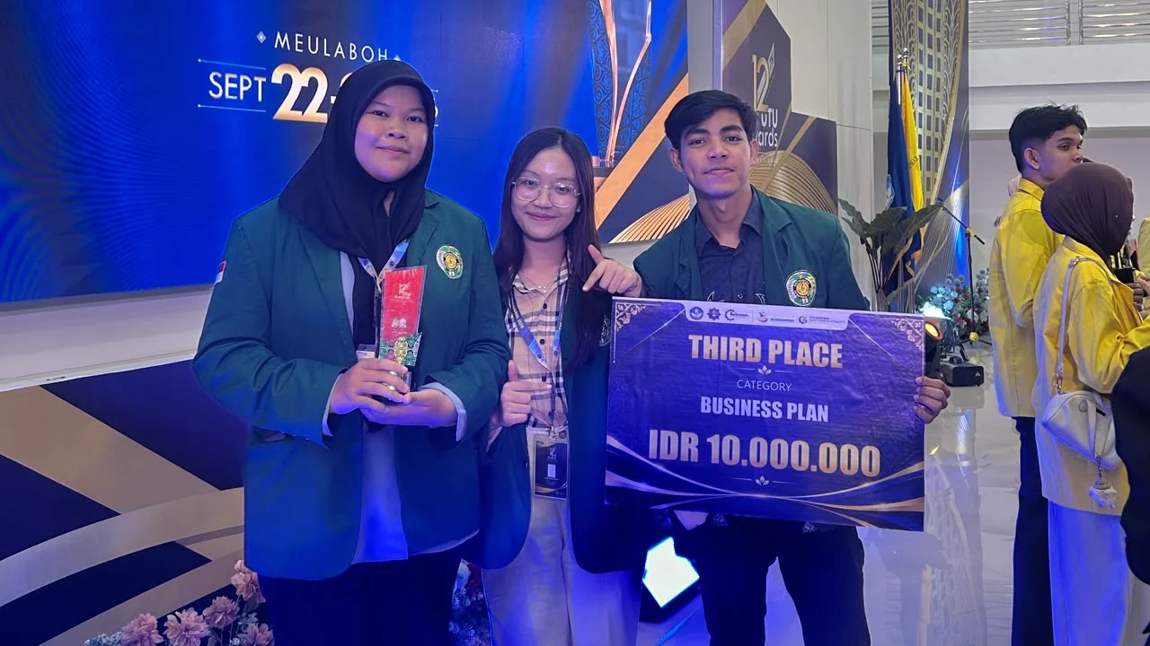 Mahasiswa FT USU Raih Prestasi pada UTU Awards International ke-12